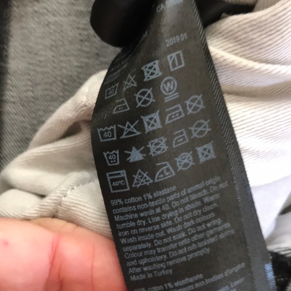 All Saints Grey Cigarette Jeans, 28 - Picture 6 of 8